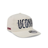 Connecticut Huskies Collegiate Script Ivory 19TWENTY Snapback Hat