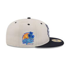 Connecticut Huskies Collegiate Two-Tone Chrome 59FIFTY Fitted Hat