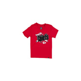 Kansas City Chiefs Girls Sequin Wordmark T-Shirt