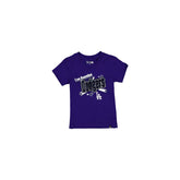 Los Angeles Dodgers Girls Sequin Wordmark T-Shirt