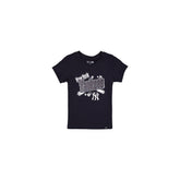 New York Yankees Girls Sequin Wordmark T-Shirt