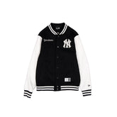 New York Yankees Black & White Varsity Jacket