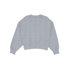 Las Vegas Raiders Women's Heather Gray Glitter Crewneck