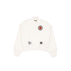 Chicago Bears Women's Chrome White Quarter Zip
