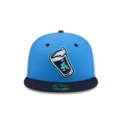 Asheville Tourists Theme Night Blue 59FIFTY Fitted Hat