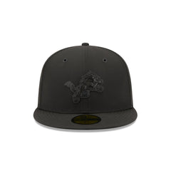 Detroit Lions 2026 Sideline Black 59FIFTY Fitted Hat