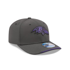 Baltimore Ravens 2026 Sideline Cold Weather 9SEVENTY Stretch-Snap Hat