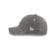 Houston Astros Washed Black Cotton 9TWENTY Adjustable Hat