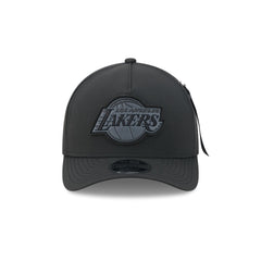 Alpha Industries x Los Angeles Lakers Nylon Black 9FORTY M-Crown A-Frame Snapback Hat