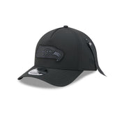 Alpha Industries x Seattle Seahawks Nylon Black 9FORTY M-Crown A-Frame Snapback Hat