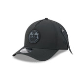 Alpha Industries x Edmonton Oilers Nylon Black 9FORTY M-Crown A-Frame Snapback Hat