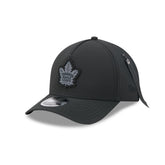Alpha Industries x Toronto Maple Leafs Nylon Black 9FORTY M-Crown A-Frame Snapback Hat