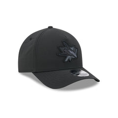Alpha Industries x San Jose Sharks Nylon Black 9FORTY M-Crown A-Frame Snapback Hat