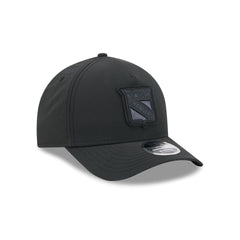 Alpha Industries x New York Rangers Nylon Black 9FORTY M-Crown A-Frame Snapback Hat