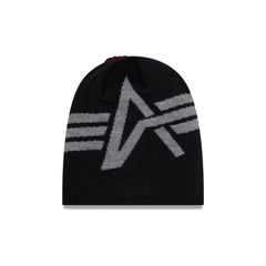Alpha Industries x Boston Celtics Black Beanie Hat