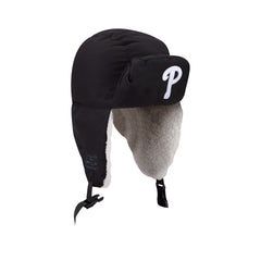Alpha Industries x Philadelphia Phillies Black Puffer Trapper Hat