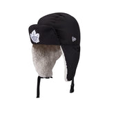 Alpha Industries x Toronto Maple Leafs Black Puffer Trapper Hat