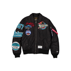 Alpha Industries x Detroit Pistons Hardwood Classics MA-1 Flight Jacket