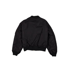 Alpha Industries x Vancouver Canucks Black 2-in-1 MA-1 Flight Jacket + Vest