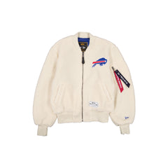 Alpha Industries x Buffalo Bills Women's Sherpa MA-1 Flight Jacket