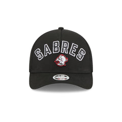 Buffalo Sabres Sequin Wordmark Women's 9FORTY M-Crown A-Frame Trucker Hat