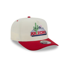 Arizona Wildcats Statement Back Chrome White 9FIFTY A-Frame Snapback Hat