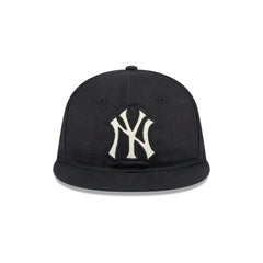 Aim�� Leon Dore New York Yankees Black Linen Retro Crown 9FIFTY Adjustable Hat