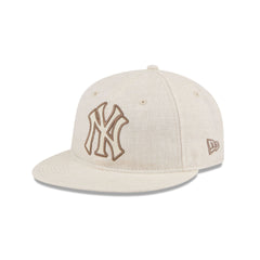 Aim�� Leon Dore New York Yankees Stone Linen Retro Crown 9FIFTY Adjustable Hat