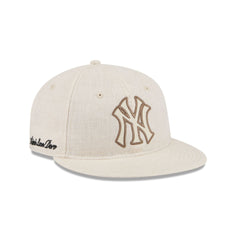 Aim�� Leon Dore New York Yankees Stone Linen Retro Crown 9FIFTY Adjustable Hat