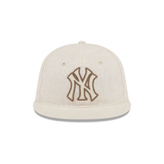 Aim�� Leon Dore New York Yankees Stone Linen Retro Crown 9FIFTY Adjustable Hat