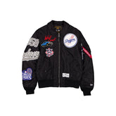 Alpha Industries x Los Angeles Dodgers Black MA-1 Flight Jacket