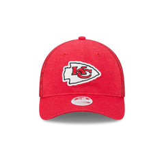 Kansas City Chiefs Floral Mesh Women's 9FORTY M-Crown Trucker Hat