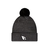 Arizona Cardinals 2026 Sideline Cold Weather Black Pom Knit Hat