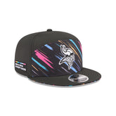 Minnesota Vikings 2026 Crucial Catch Split Panel 9FIFTY Snapback Hat