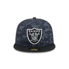Las Vegas Raiders 2026 Salute to Service 59FIFTY Fitted Hat