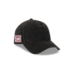 Miami Heat Washed Thin Wale Cord 9FORTY A-Frame Unstructured Snapback Hat