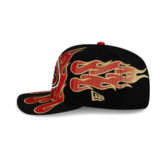 Nice Kicks x San Francisco 49ers Y2K Flames 9FIFTY Original Fit Snapback Hat