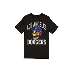Los Angeles Dodgers Day of the Dead Black T-Shirt