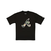 Atlanta Braves Camo Logo Black T-Shirt