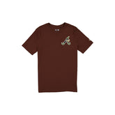 Atlanta Braves Camo Logo Brown T-Shirt
