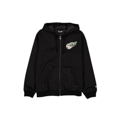 Detroit Red Wings Camo Logo Black Full-Zip Jacket