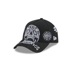 Athletics Day of the Dead Skull 9FORTY A-Frame Snapback Hat