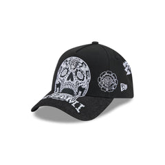 Miami Marlins Day of the Dead Skull 9FORTY A-Frame Snapback Hat