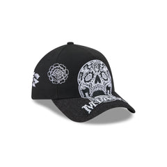 Miami Marlins Day of the Dead Skull 9FORTY A-Frame Snapback Hat