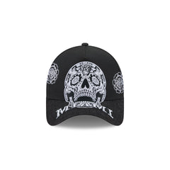Miami Marlins Day of the Dead Skull 9FORTY A-Frame Snapback Hat