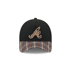 Atlanta Braves Fall Plaid Visor 59FORTY A-Frame Fitted Hat