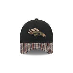 Denver Broncos Fall Plaid Visor 59FORTY A-Frame Fitted Hat