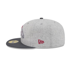 Denver Broncos Gray Herringbone 59FIFTY Fitted Hat