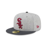 Chicago White Sox Gray Herringbone 59FIFTY Fitted Hat