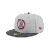 Boston Celtics Gray Herringbone 59FIFTY Fitted Hat